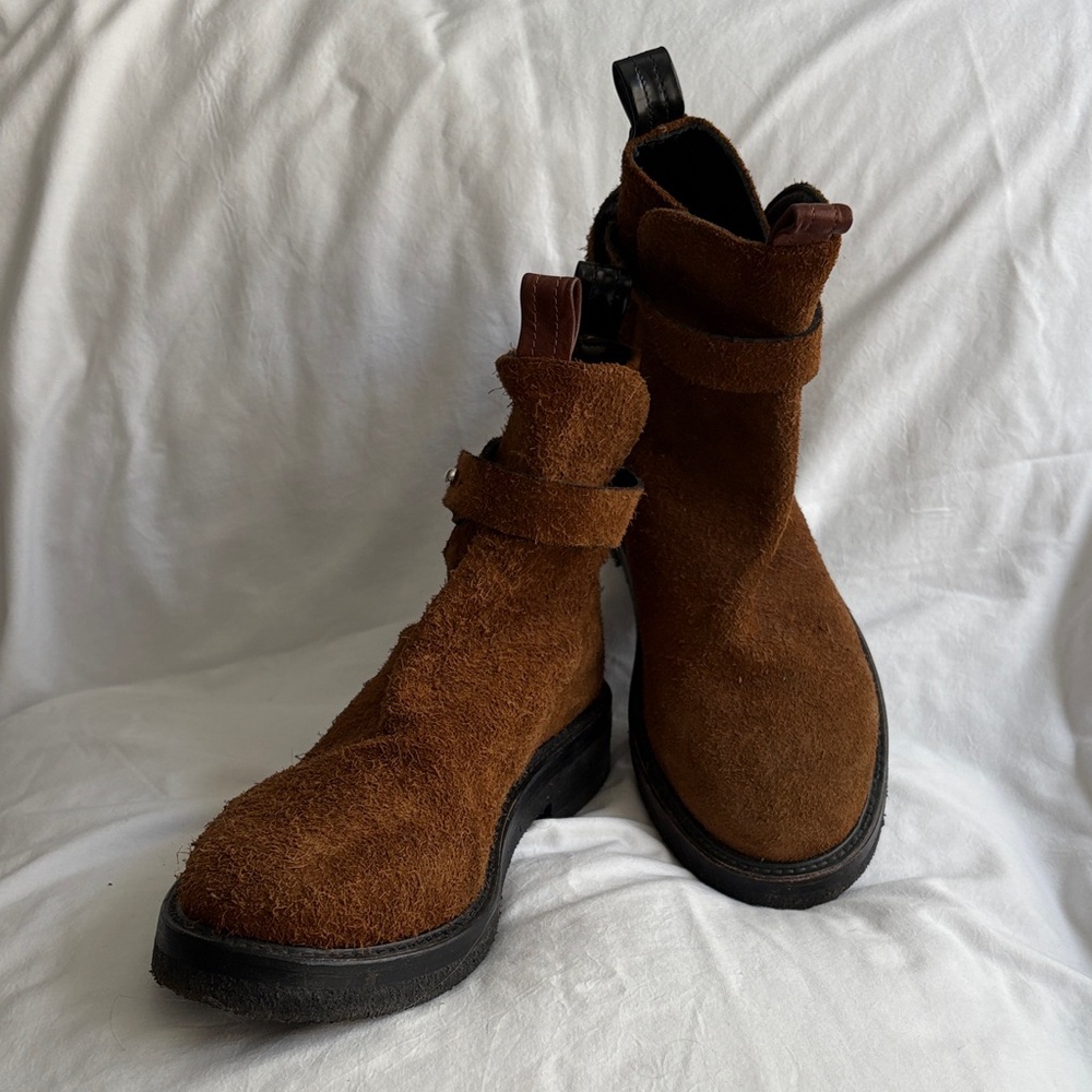 Brown Suede Ankle Boots